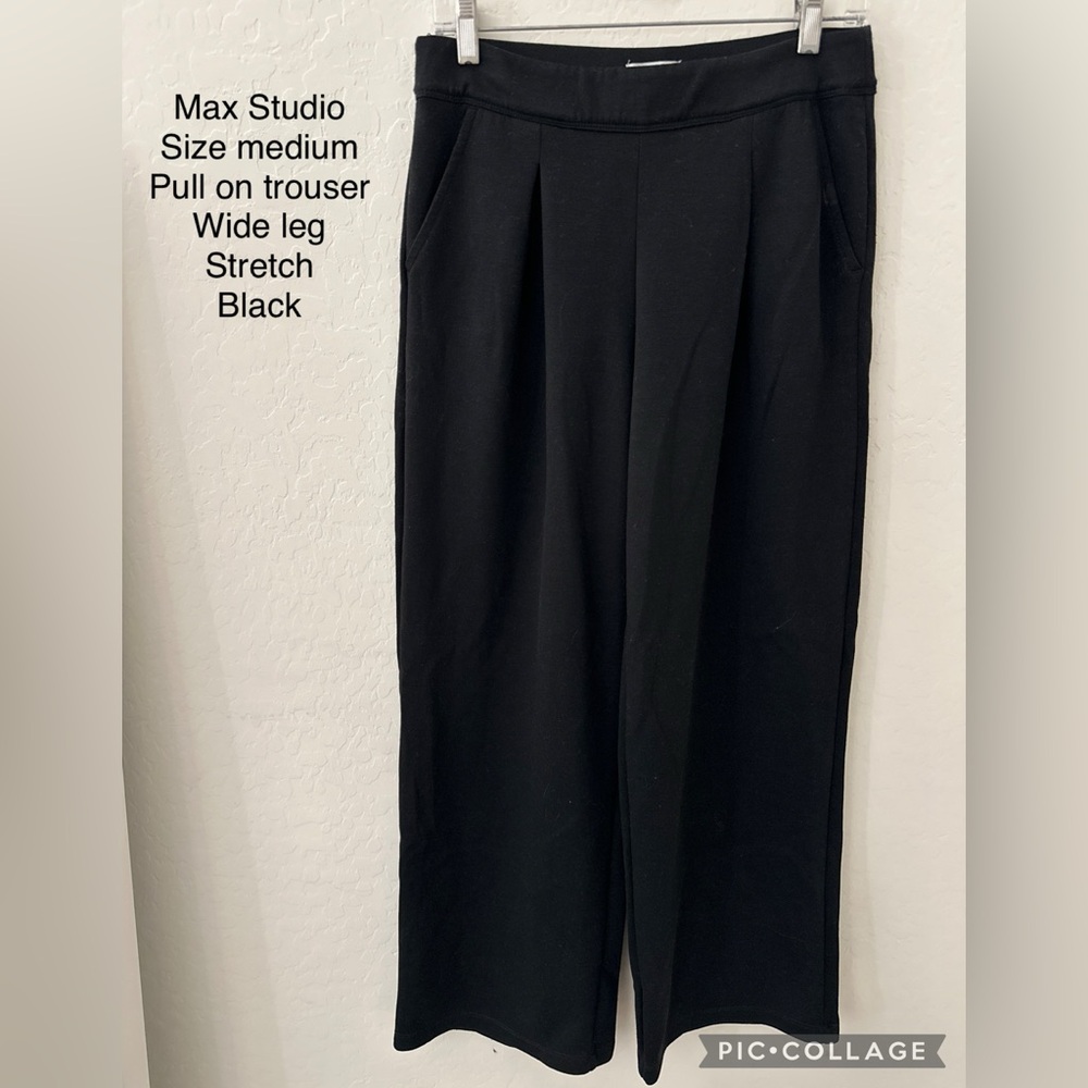 Max studio wide leg trouser pants size medium
